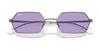 Ray-Ban YEVI RB3728 Sunglasses / Gunmetal №004/84 / Pink (1N 57%) / Size 55