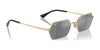 Ray-Ban YEVI RB3728 Sunglasses / Gunmetal №004/84 / Pink (1N 57%) / Size 55