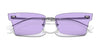 Ray-Ban XIME RB3730 Sunglasses | Size 64 / Gunmetal №004/2 / Green (1N 59%)
