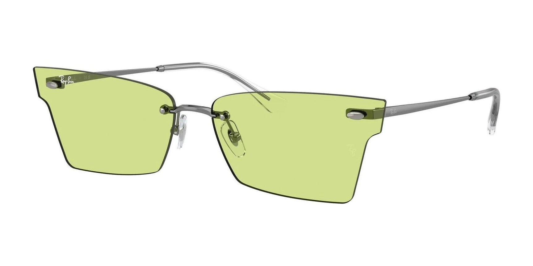 Ray-Ban XIME RB3730 Sunglasses Gunmetal / Green