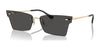 Ray-Ban XIME RB3730 Sunglasses | Size 64 / Light Gold №921387 / Dark Grey (3N 10.1%)