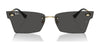 Ray-Ban XIME RB3730 Sunglasses | Size 64 / Gunmetal №004/2 / Green (1N 59%)