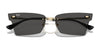 Ray-Ban XIME RB3730 Sunglasses | Size 64 / Gunmetal №004/2 / Green (1N 59%)