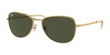 Ray-Ban RB3733 Sunglasses Arista Gold / Green