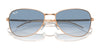 Ray-Ban RB3733 Sunglasses / Arista Gold №001/M2 / Brown (Polarized) (3P 15%) / Size 56
