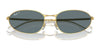 Ray-Ban RB3734 Sunglasses / Arista Gold №001/31 / Green (3N 13.2%) / Size 56