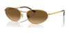 Ray-Ban RB3734 Sunglasses / Arista Gold №001/M2 / Brown (Polarized) (3P 15%) / Size 56