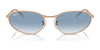 Ray-Ban RB3734 Sunglasses / Arista Gold №001/31 / Green (3N 13.2%) / Size 56