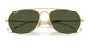 Ray-Ban BAIN BRIDGE RB3735 Sunglasses / Silver №003/3F / Clear & Blue (2N 29.9%) / Size 57