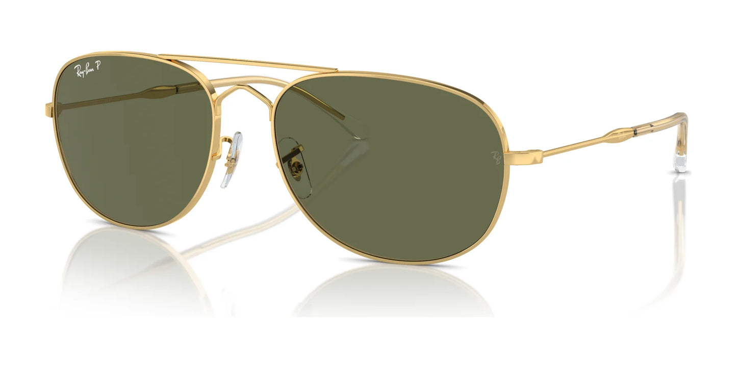 Ray-Ban BAIN BRIDGE RB3735 Sunglasses Gold / Green (Polarized)