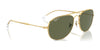 Ray-Ban BAIN BRIDGE RB3735 Sunglasses / Silver №003/3F / Clear & Blue (2N 29.9%) / Size 57
