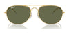 Ray-Ban BAIN BRIDGE RB3735 Sunglasses / Silver №003/3F / Clear & Blue (2N 29.9%) / Size 57