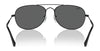 Ray-Ban BAIN BRIDGE RB3735 Sunglasses / Silver №003/3F / Clear & Blue (2N 29.9%) / Size 57