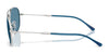 Ray-Ban BAIN BRIDGE RB3735 Sunglasses / Silver №003/3F / Clear & Blue (2N 29.9%) / Size 57