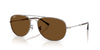 Ray-Ban BAIN BRIDGE RB3735 Sunglasses / Gunmetal №004/57 / Brown (Polarized) (3P 11.9%) / Size 57