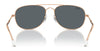 Ray-Ban BAIN BRIDGE RB3735 Sunglasses / Silver №003/3F / Clear & Blue (2N 29.9%) / Size 57