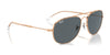 Ray-Ban BAIN BRIDGE RB3735 Sunglasses / Silver №003/3F / Clear & Blue (2N 29.9%) / Size 57