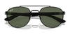 Ray-Ban RB3736 Sunglasses | Size 56 / Black №002/71 / Dark Green (3N 12.9%)