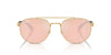 Ray-Ban RB3736CH Sunglasses | Size 56 / Arista Gold №001/I0 / Orange Mirror Pink (Polarized) (3P 15.7%)