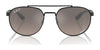 Ray-Ban RB3736CH Sunglasses | Size 56 / Arista Gold №001/I0 / Orange Mirror Pink (Polarized) (3P 15.7%)