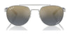 Ray-Ban RB3736CH Sunglasses | Size 56 / Arista Gold №001/I0 / Orange Mirror Pink (Polarized) (3P 15.7%)