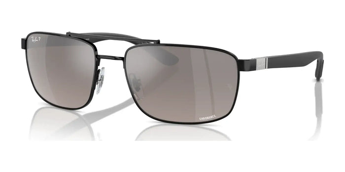 Ray-Ban RB3737CH Sunglasses | Size 60 / Black №002/5J / Grey (Polarized) (3P 16%)
