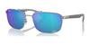 Ray-Ban RB3737CH Sunglasses | Size 60 / Gunmetal №004/A1 / Green & Blue (Polarized) (3P 12.5%)