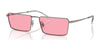 Ray-Ban EMY RB3741 Sunglasses / Gunmetal №004/84 / Pink (1N 57%) / Size 56