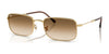 Ray-Ban RB3746 Sunglasses / Arista Gold №001/51 / Clear Gradient Brown (2N 30.5%) / Size 56