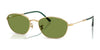 Ray-Ban RB3749 Sunglasses / Arista Gold №001/4E / Green (2N 29.0%) / Size 55