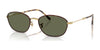 Ray-Ban RB3749 Sunglasses / Havana On Gold №927358 / G-15 Green (Polarized) (3P 11%) / Size 55