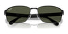 Ray-Ban RB3750 Sunglasses / Gunmetal №004/B1 / Dark Grey (3N 15.30%) / Size 59