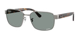 Ray-Ban RB3751CH Sunglasses Gunmetal / Light Blue (Polarized)