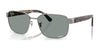 Ray-Ban RB3751CH Sunglasses / Gunmetal №004/3R / Light Blue (Polarized) (2P 19.70%) / Size 58