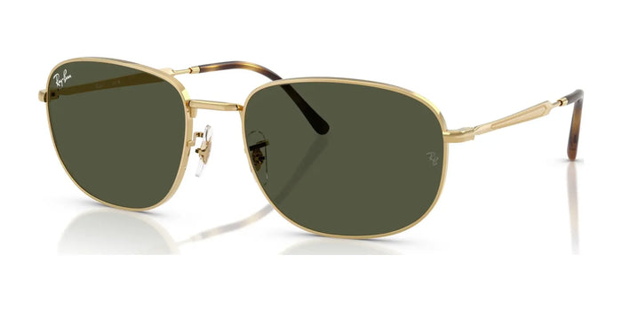 Ray-Ban RB3754 Sunglasses | Size 60 / Arista Gold №001/31 / Green (3N 13.2%)