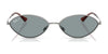 Ray-Ban KAI RB3757 Sunglasses / Gunmetal №004/69 / Dark Violet (2N 39.5%) / Size 56