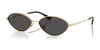 Ray-Ban KAI RB3757 Sunglasses / Pale Gold №921387 / Dark Grey (3N 10.1%) / Size 56