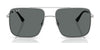 Ray-Ban ARI RB3758 Sunglasses / Gunmetal №004/84 / Pink (2N 32.7%) / Size 54