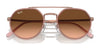 Ray-Ban RB3765 Sunglasses | Size 53 / Legend Gold №919631 / Green (3N 13.2%)