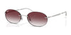 Ray-Ban RB3767 Sunglasses | Size 54 / Silver №003/8H / Clear Gradient Dark Violet (2N 34.2%)