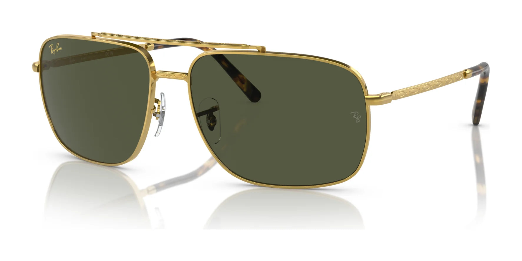 Ray-Ban RB3796 Sunglasses Gold / Green