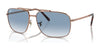 Ray-Ban RB3796 Sunglasses / Rose Gold №92023F / Blue (2N 29.9%) / Size 59