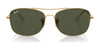 Ray-Ban RB3799 Sunglasses | Size 57 / Arista Gold №001/31 / Green (3N 13.2%)