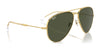 Ray-Ban OLD AVIATOR RB3825 Sunglasses / Arista Gold №001/31 / Green (3N 13.2%) / Size 58