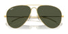 Ray-Ban OLD AVIATOR RB3825 Sunglasses / Arista Gold №001/31 / Green (3N 13.2%) / Size 58