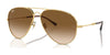 Ray-Ban OLD AVIATOR RB3825 Sunglasses / Arista Gold №001/51 / Clear & Brown (2N 30.5%) / Size 58