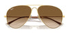 Ray-Ban OLD AVIATOR RB3825 Sunglasses / Arista Gold №001/31 / Green (3N 13.2%) / Size 58