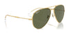 Ray-Ban OLD AVIATOR RB3825 Sunglasses / Arista Gold №001/31 / Green (3N 13.2%) / Size 58