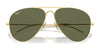 Ray-Ban OLD AVIATOR RB3825 Sunglasses / Arista Gold №001/31 / Green (3N 13.2%) / Size 58