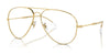 Ray-Ban OLD AVIATOR RB3825 Eyeglasses | Size 58 / Arista Gold №001/GG / Clear/Blue (Photochromic) (3F 16.3%)